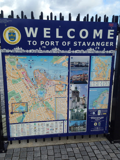 Port Of Stavanger Info Sign