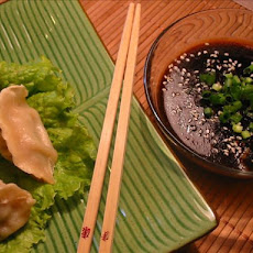 Steamed Dumplings With Ginger Hoisin Sauce