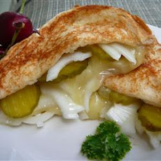 Grilled Cheese, Pickle and Vidalia Onion Sandwich