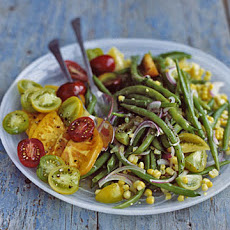 Green Bean, Corn, and Tomato Salad