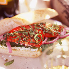 Mediterranean Goat-Cheese Sandwiches