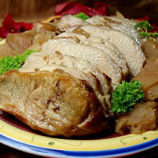 Crock Pot Apple-Glazed Pork Roast