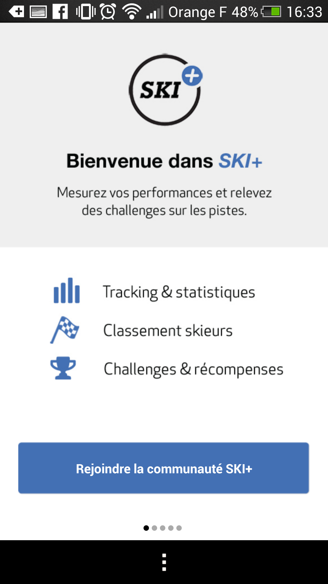 Android application MountainLive : Ski Neige & GPS screenshort