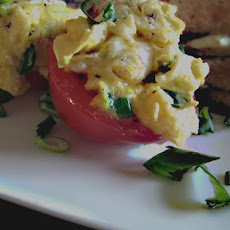 Low Calorie Eggs in Tomato Cups