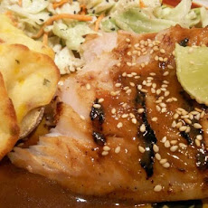 Baked Fish With Toasted Sesame Seeds