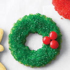 Sugared Wreath Cookies