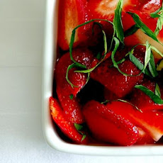 Strawberry Salad With Orange Blossom Water