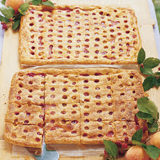 Peach-Raspberry Slab Pie