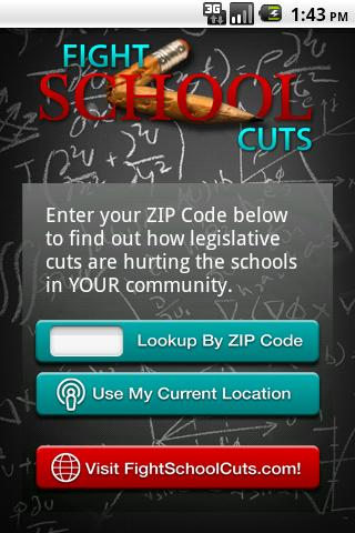 Fight School Cuts