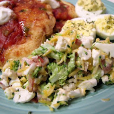 Broccoli Cauliflower Salad