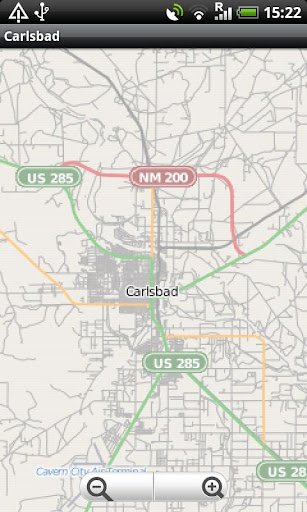 Carlsbad NM Street Map