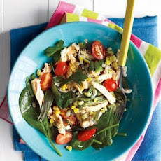 Barley Salad with Chicken and Corn