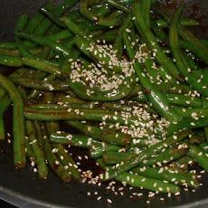 Wok or Skillet Asian-Style Fresh Green Beans