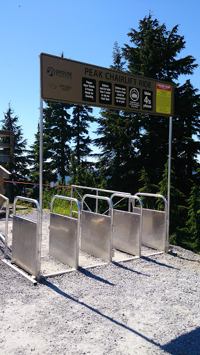 Grouse Mountain Peak Chairlift Sign 