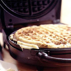Sour Cream, Cheddar, and Chive Potato Waffles
