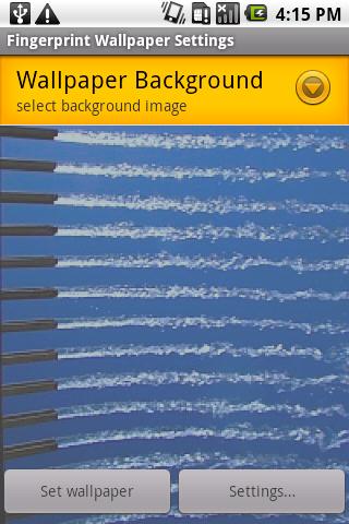 【免費個人化App】Fingerprint Live Wallpaper-APP點子