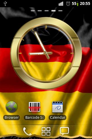Germany flag clocks