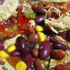 Low Fat Crock Pot Chicken Taco Soup