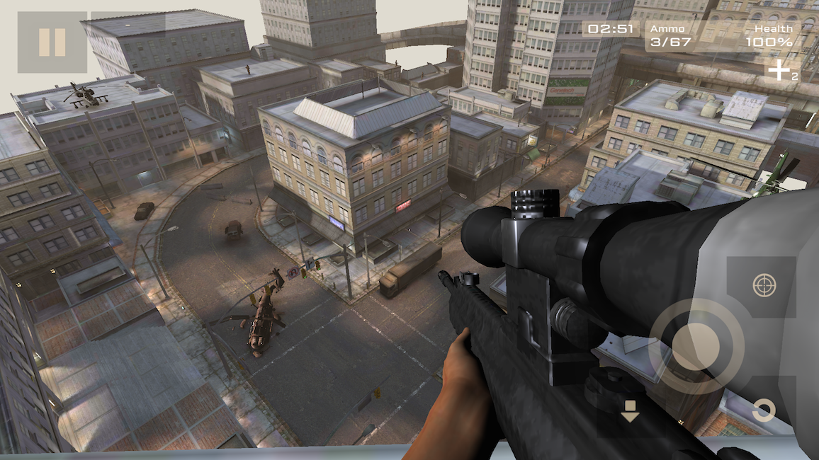 Android application City Sniper Shooting 3D screenshort