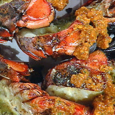 Grilled Shellfish with Romesco Sauce