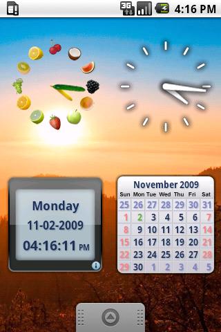 aniTime: Calendar Clock Widget