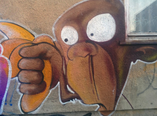 Mural Małpa Ma Banana