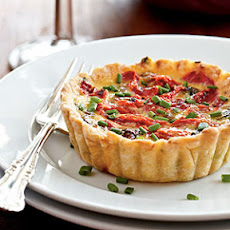 Mushroom and Roasted Pepper Tarts