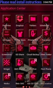 How to mod Emo Angel Theme for GO SMS 1.0 apk for android
