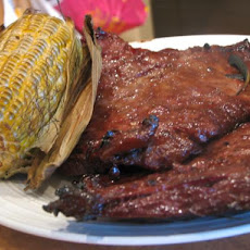 Grilled Bourbon Skirt Steak
