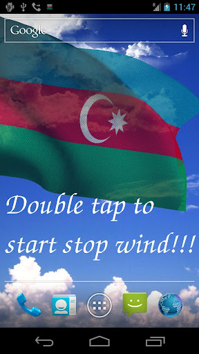 3D Azerbaijan Flag LWP