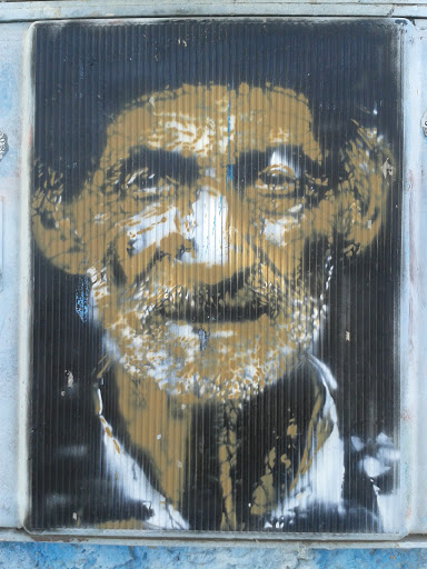 Graffiti Cara Anciano