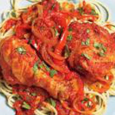 Puerto Rican Spaghetti with Chicken