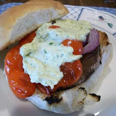 Portobello Burgers With Avocado Mayonnaise
