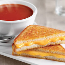Tomato Soup and Grilled Cheese Sandwich