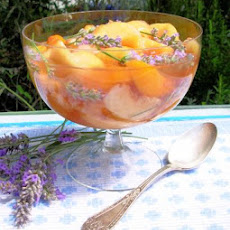 Fresh Peaches in Sauternes Soak With Angelica and Lavender