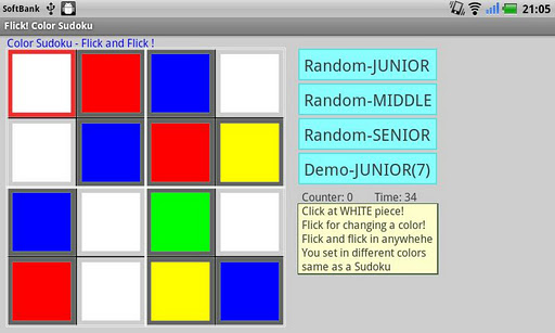 Flick Color Sudoku