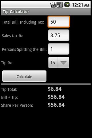 【免費工具App】小费计算器-APP點子