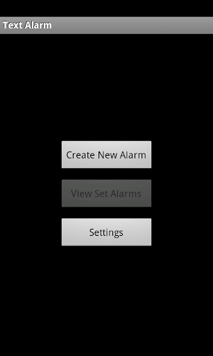 Text Alarm