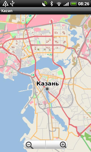 Kazan Street Map