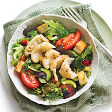 Greek Salsa Salad with Grouper