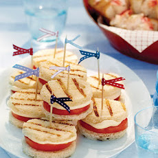 Grilled Tomato-and-Mozzarella Sandwiches