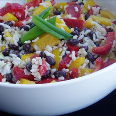 Caribbean Rice and Black Bean Salad