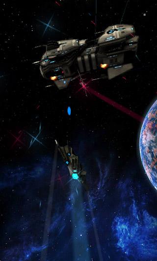 Android application Live Space Battle Wallpaper screenshort