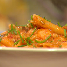 Seafood Pasta with Sherry Tomato Cream Sauce