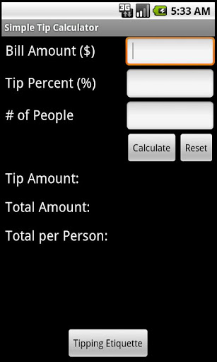 Simple Tip Calculator