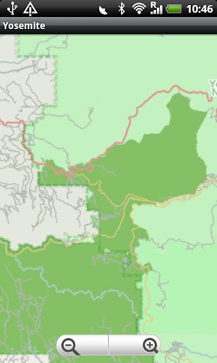 Yosemite National Park Map