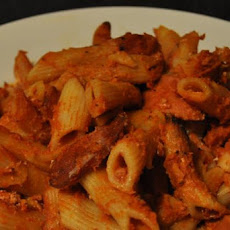 Low Budget Pasta W Cheesy Tomato Sauce Casserole Style