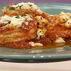 Shrimp with Tomatoes, Feta and Ouzo