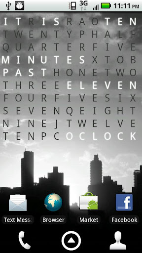 Text Clock Pro Live Wallpaper