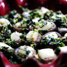Mushrooms Stuffed with Brie